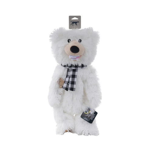 Tall Tails Stuffless Polar Bear Dog Toy - 20"